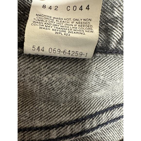 Vintage Levi's Jeans Women 7 (FITS 25x30) Denim 17501 Button Fly 501 High Rise - Picture 15 of 16